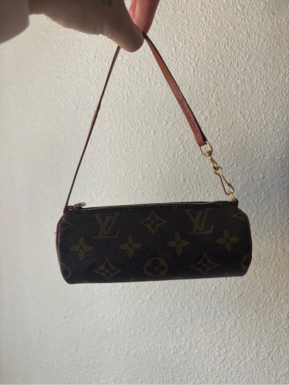 Louis Vuitton Brown Monogram vintage mini papillon